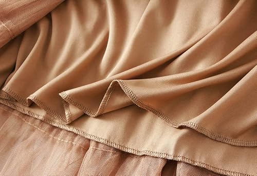 JMSUN Fada de Cintura A Fada de Cintura Média Saia em Tule Saia em Tule para Mulheres Floral de Cint