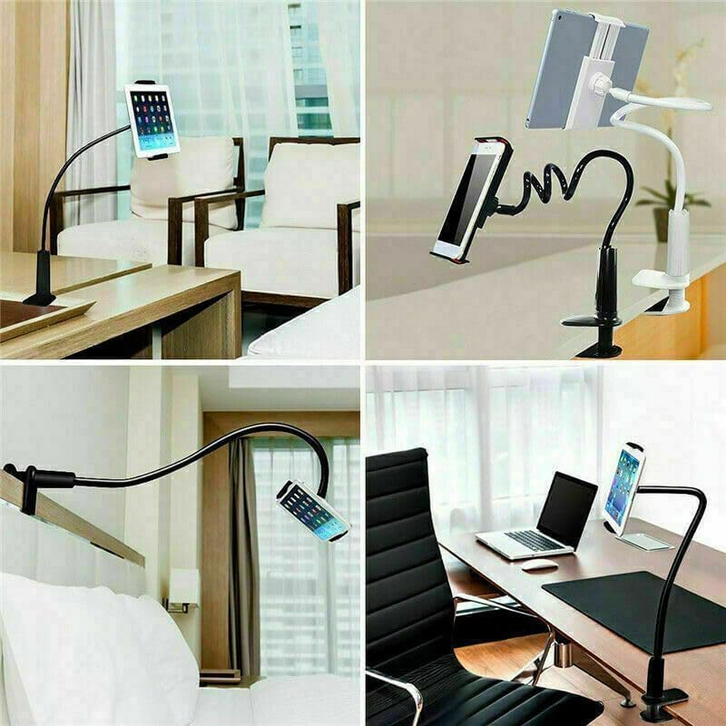 Image of Adjustable Flexible Bedside Lazy Mobile Phone Holder Stand for Office Desk, Home Table and Bed Use