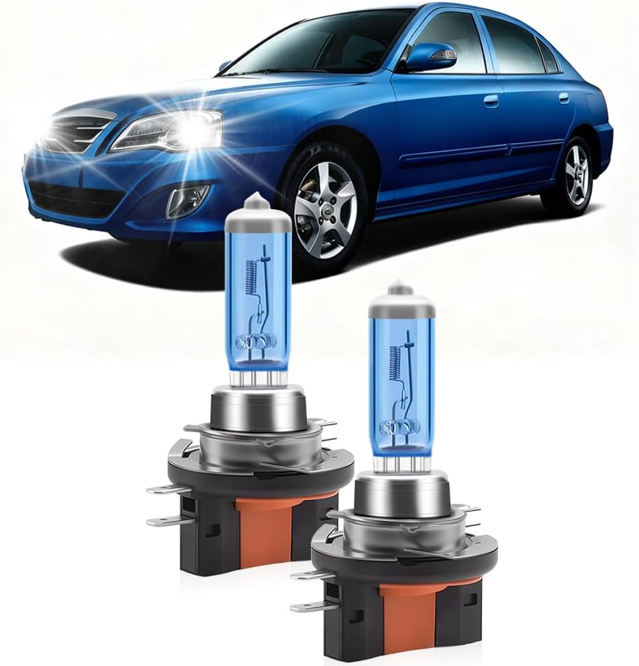 Super-Bright Light Bulbs Compatible for 2009-2010 Hyundai Elantra Sedan H11B Low Beam Combo Pack 32000LM 6000-6500K 800% Brightness with Cooling Fan Plug N Play Pack of 2