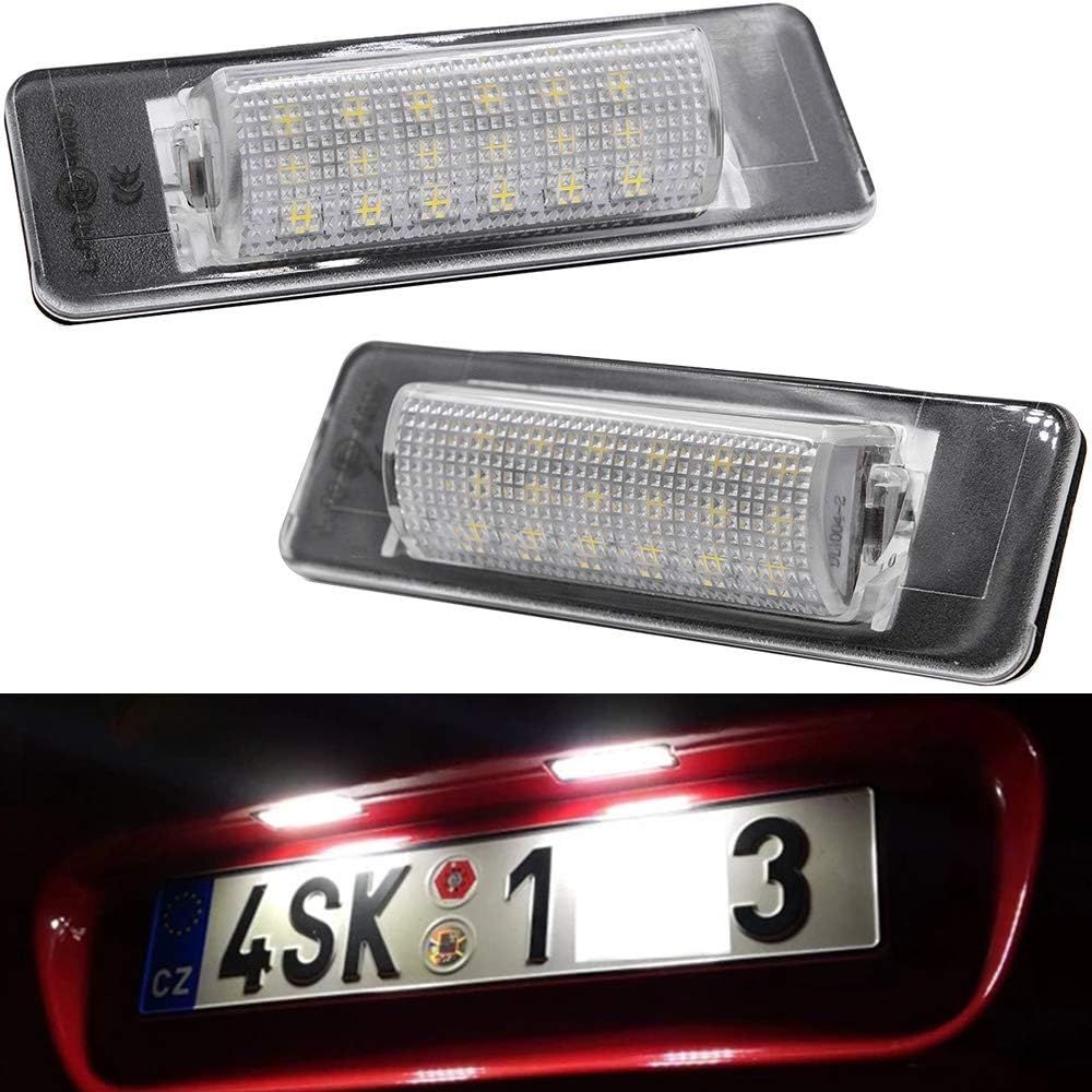 NJSBYL LED License Plate Lights for Benz w202 C230/C280 4D
