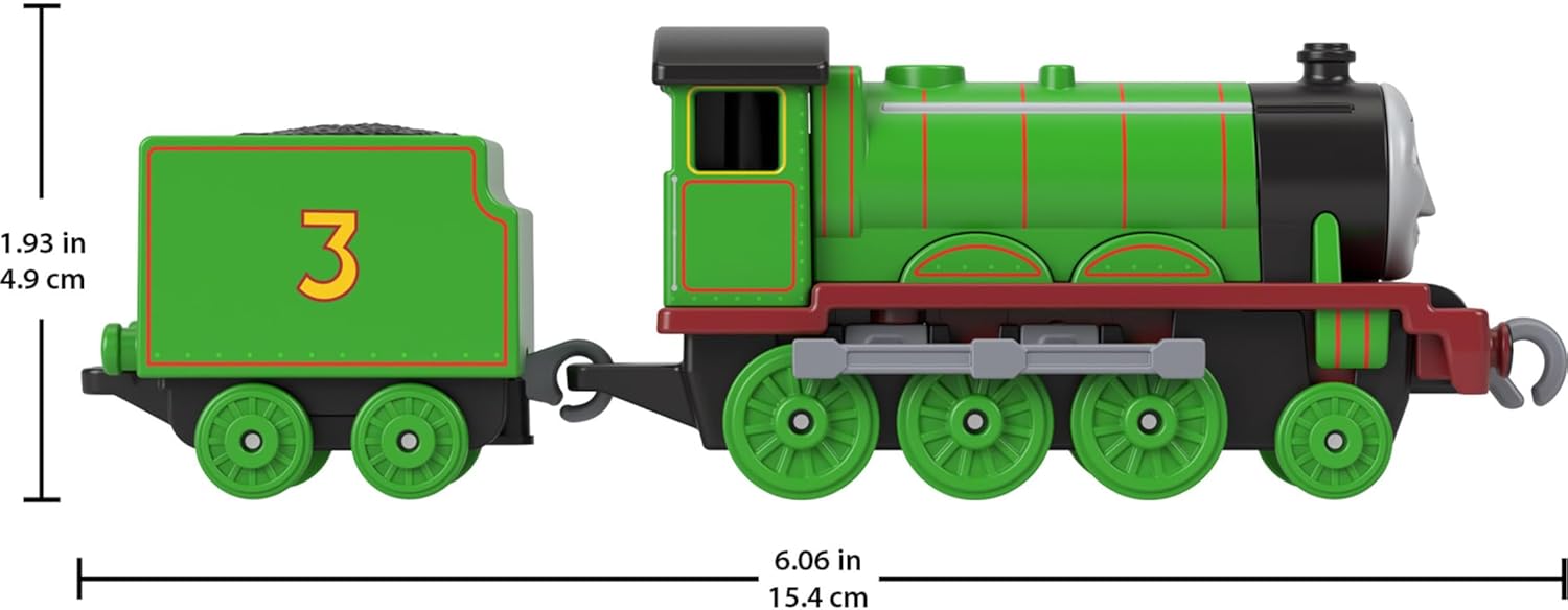 Thomas & Friends Toy Trains by Fisher-Price, 2 Large Die-Cast Engines & 3 Motorized Trains with Classic Characters, Includes Playmat (Amazon Exclusive)