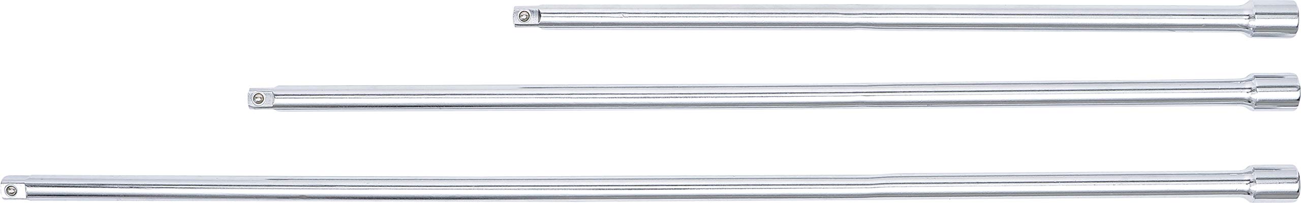 BGS Diy 92237 | Set di prolunghe | 12,5 mm (1/2") | 450 / 600 / 750 mm | 3 pz.