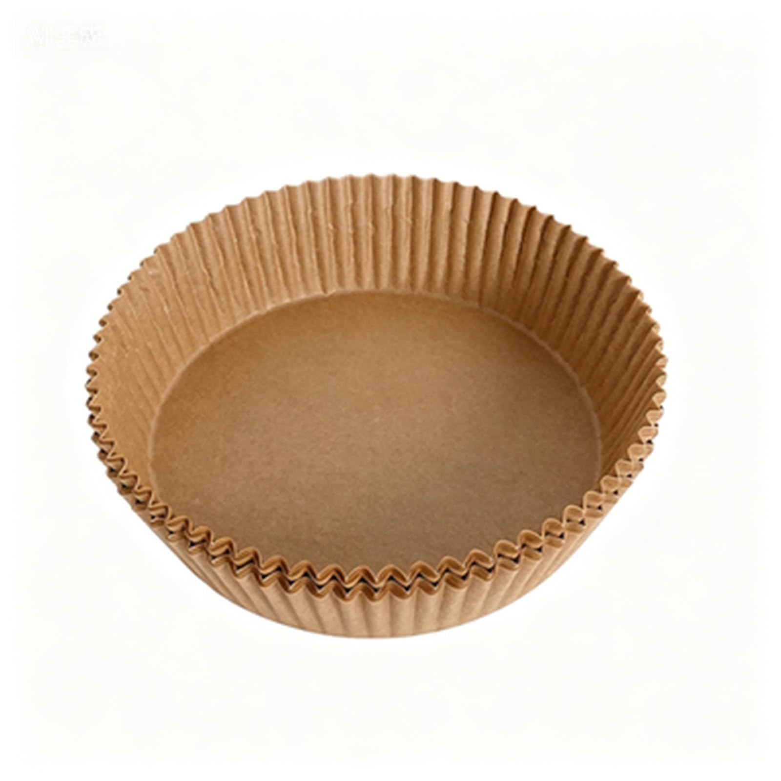 Genérico Compatible con freidoras de Aire, revestimientos de Papel, bandejas de Papel for Hornear cuadradas y Redondas a Prueba de Aceite, 100/50 Uds.(100PCS Round)