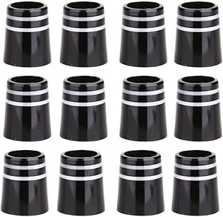 12 casquillos de hierro de golf para punta cónica, tamaño de cuña de hierro, tamaño .355, tapas de extremo, naranja, 16.26 x 13.72 mm