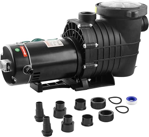 1.5 caballos de fuerza 115V230V potente motor de cobre autorecortable de doble voltaje ensobre el suelo bomba de piscina entrada ahorro de energía