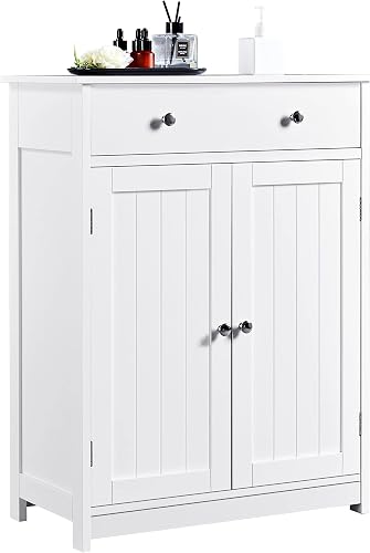 Meuble Salle de Bains avec Grand Tiroir 60x30x80cm Bla Yaheetech