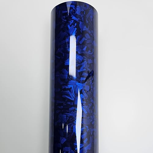 Miniatura 9 de LZLRUN Rollo de vinilo negro de fibra de carbono mate forjada, película adhesiva de liberación de aire, calcomanía de bricolaje para automóvil,