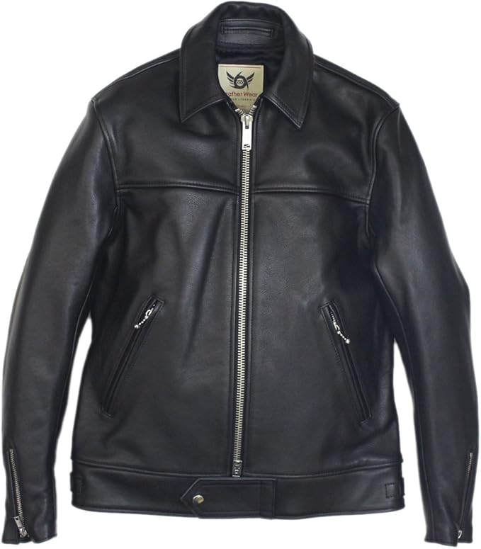 Amazon 666 Ljm 9tf Tight Fit Center Zip Leather Jacket レザージャケット 日本製 Black コート ジャケット 通販