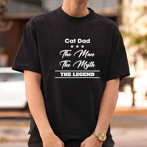Miniatura 5 de Best Cat Dad Ever Gift On Father's Day - Man Myth Funny Love Kitten Graphic - for Cat Lovers Men Women Shirt