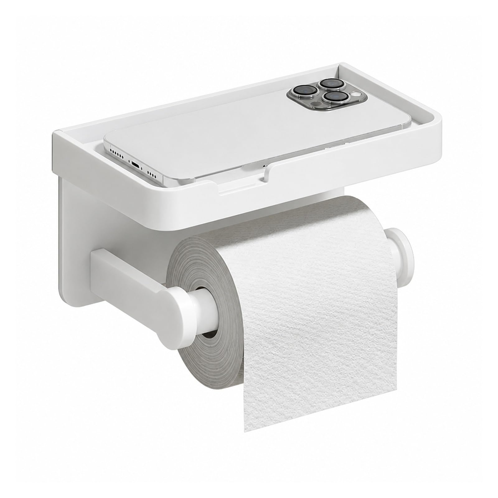 Toilet Roll Holder, Wall Mounted Toilet Paper Holder Tissue Rack,for Bathroom