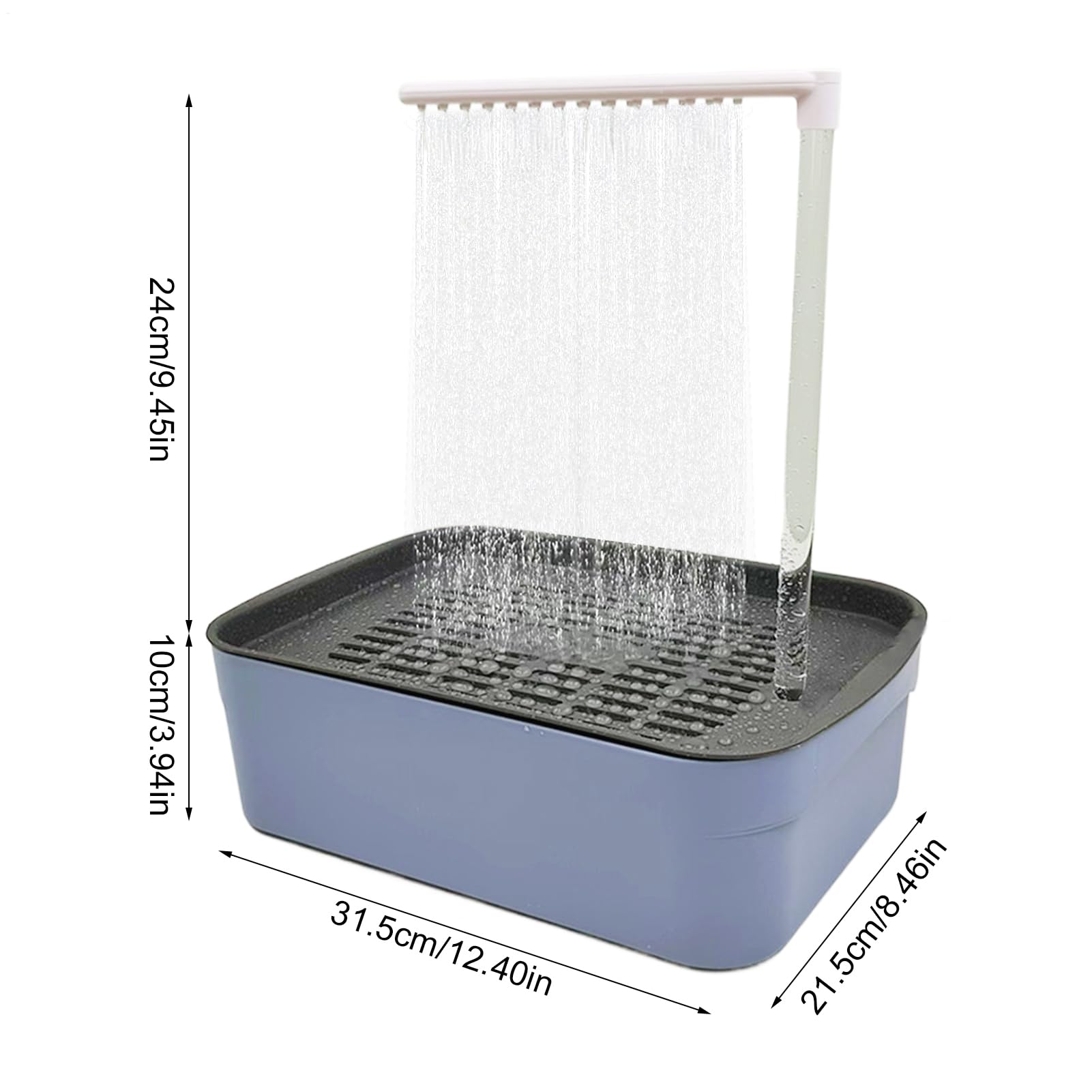 Bañera Automática para Aves Ducha De Baño Para Loros Con Fuente | Tina Eléctrica USB Para Aseo De Mascotas Pequeñas Y Medianas: Periquitos, Grises Africanos, Agapornis Y Cacatúas