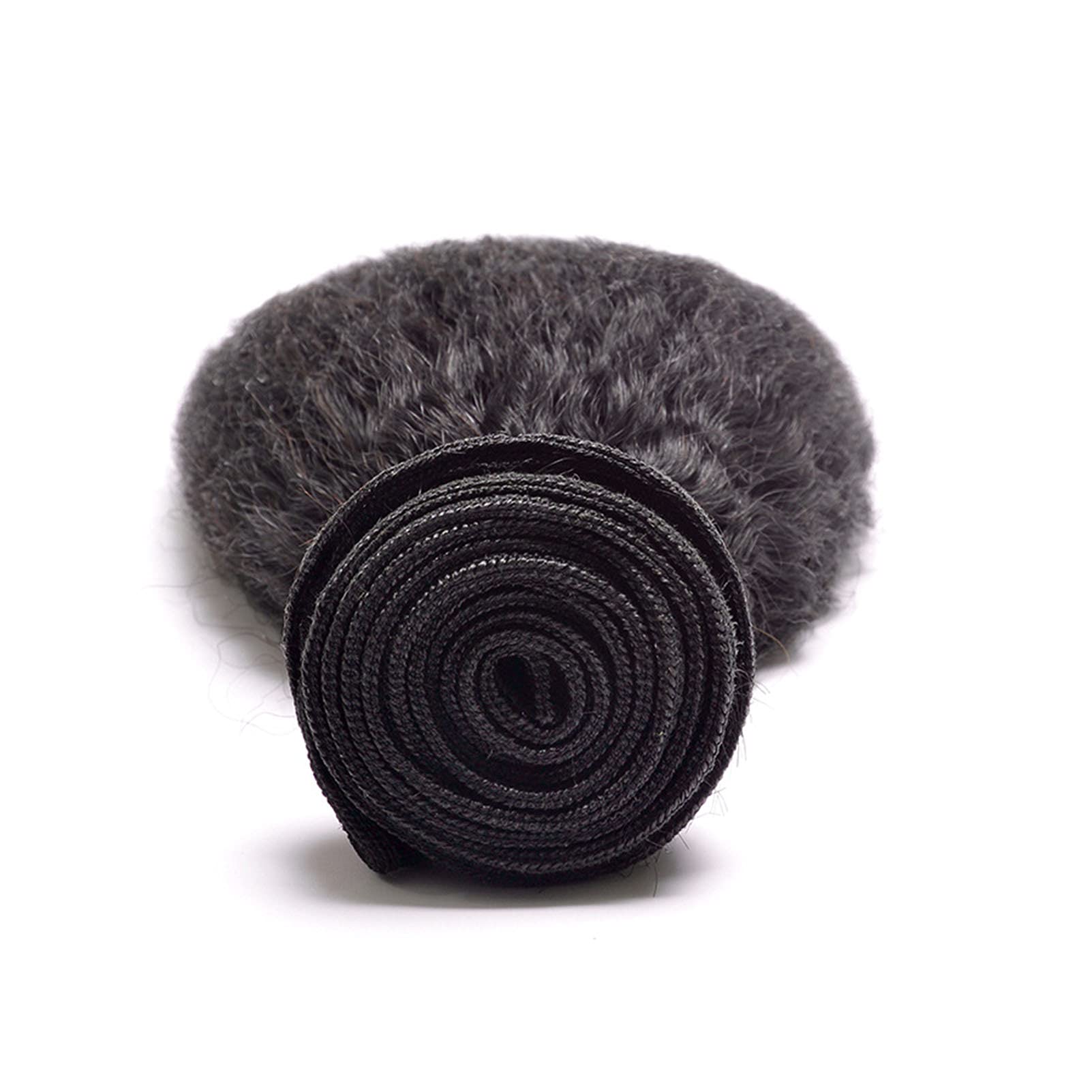 Capelli vergini peruviani crespi capelli umani lisci fasci di capelli tessere 100% estensioni dei capelli umani 8 10 12 pollici colore naturale