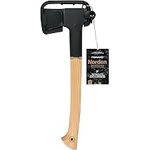 Fiskars Norden N12 Splitting Axe with Recycled Leather Sheath 19 in.