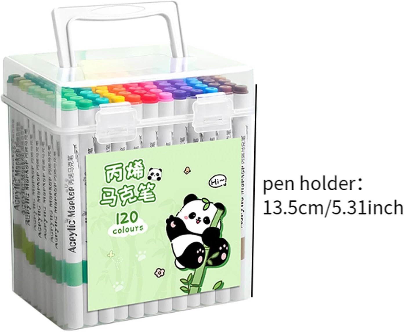 マーカー|世界堂オンライン通販 アクリルペイントマーカー 収納ボックス付き 重ね塗り可能 洗えるプロ仕様のアクリルペイントペン 石用描画マーカー, 120色