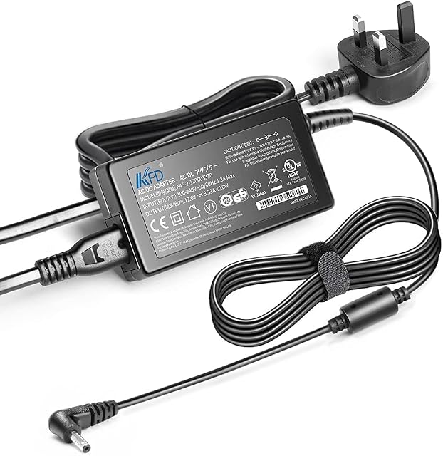 KFD 12V Power Supply Cable Adapter for Geo GeoFlex 340 GeoBook 2E Jumper EZbook X3 X4 Pro 3S 3l Pro S4 V3 V4 Laptop Charger LincPlus P1 P2 P3 P4 1409 TECLAST F15 F15S F6S F7 CHUWI Herobook pro Charger