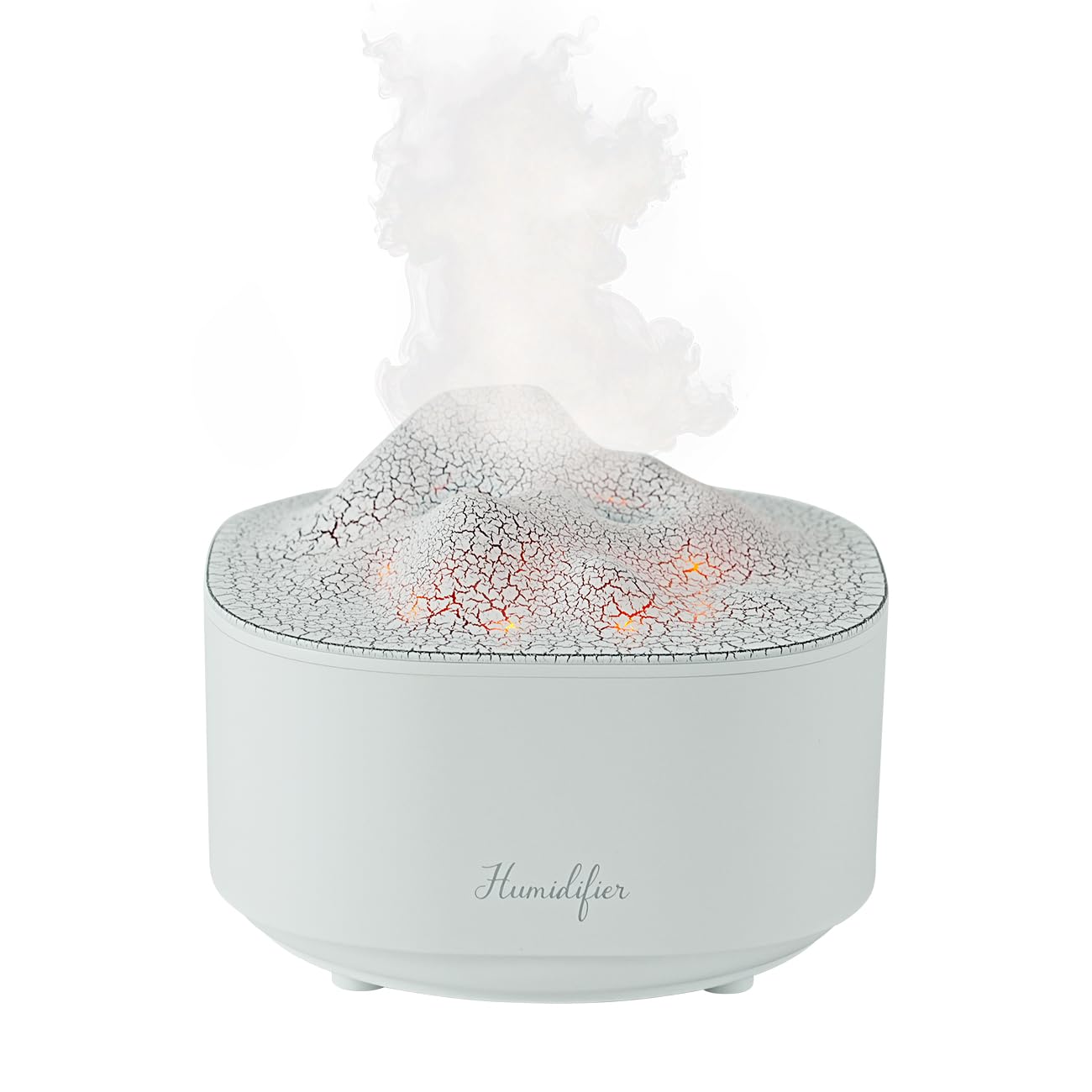 Portable 1500ml Small Cool Mist Humidifier,USB Personal Desktop Humidifier for Office Room, Bedroom,Top-Fill 7 Colors LED Night Light humidifiers, 2 Mist Modes, Super Quiet (White)