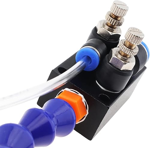 Miniatura 9 de CLAHJQX - Sistema de pulverización de lubricación de refrigerante de niebla completamente sellada de 16.535 in para corte/grabado/máquina de