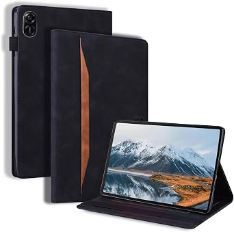 Case for Honor Pad X8a 11 inch 2024 NDL-W09, Folio Stand Cover PU Leather Flip Shell with Card Slot,Shockproof Protective Case for Honor Pad X8a 11 inch 2024 Tablet, Black