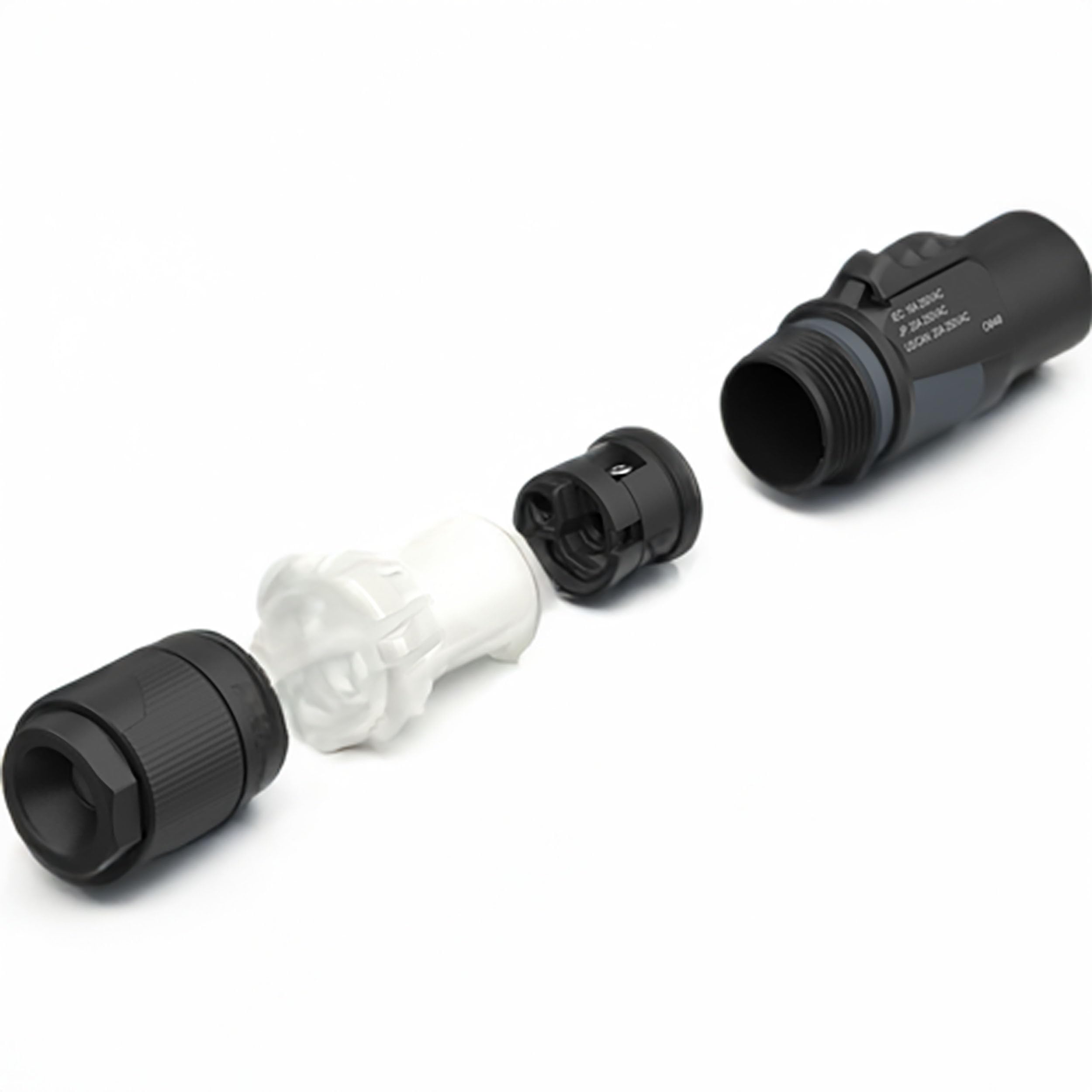 NEUTRIK NAC3M-TRUE1-S 20A True1 Power in Locking Cable Mount