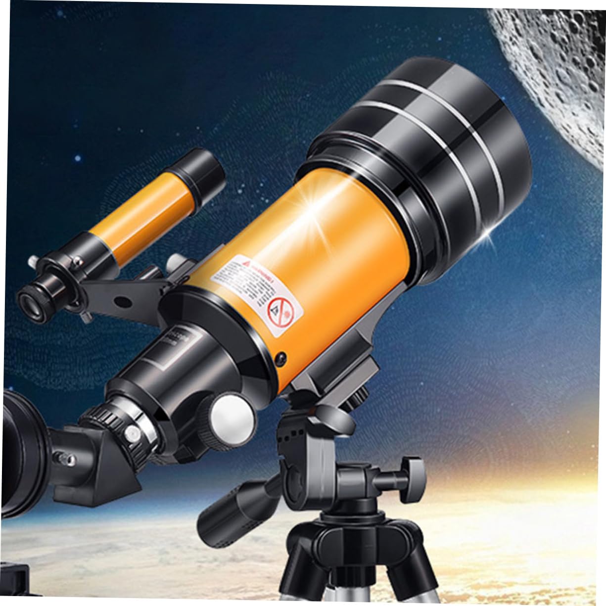 Telescopio Astronomico 70mm con Treppiede Regolabile in Alluminio | Lente Oculare 70mm, Rivestimento a Banda Larga Multistrato, Visione Nitida e Confortevole, Accessori H20mm e H6mm