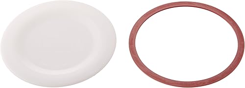 Tattler tapas reutilizables boca ancha para conservas + anillos de caucho: 12 por paquete., 1, Blanco