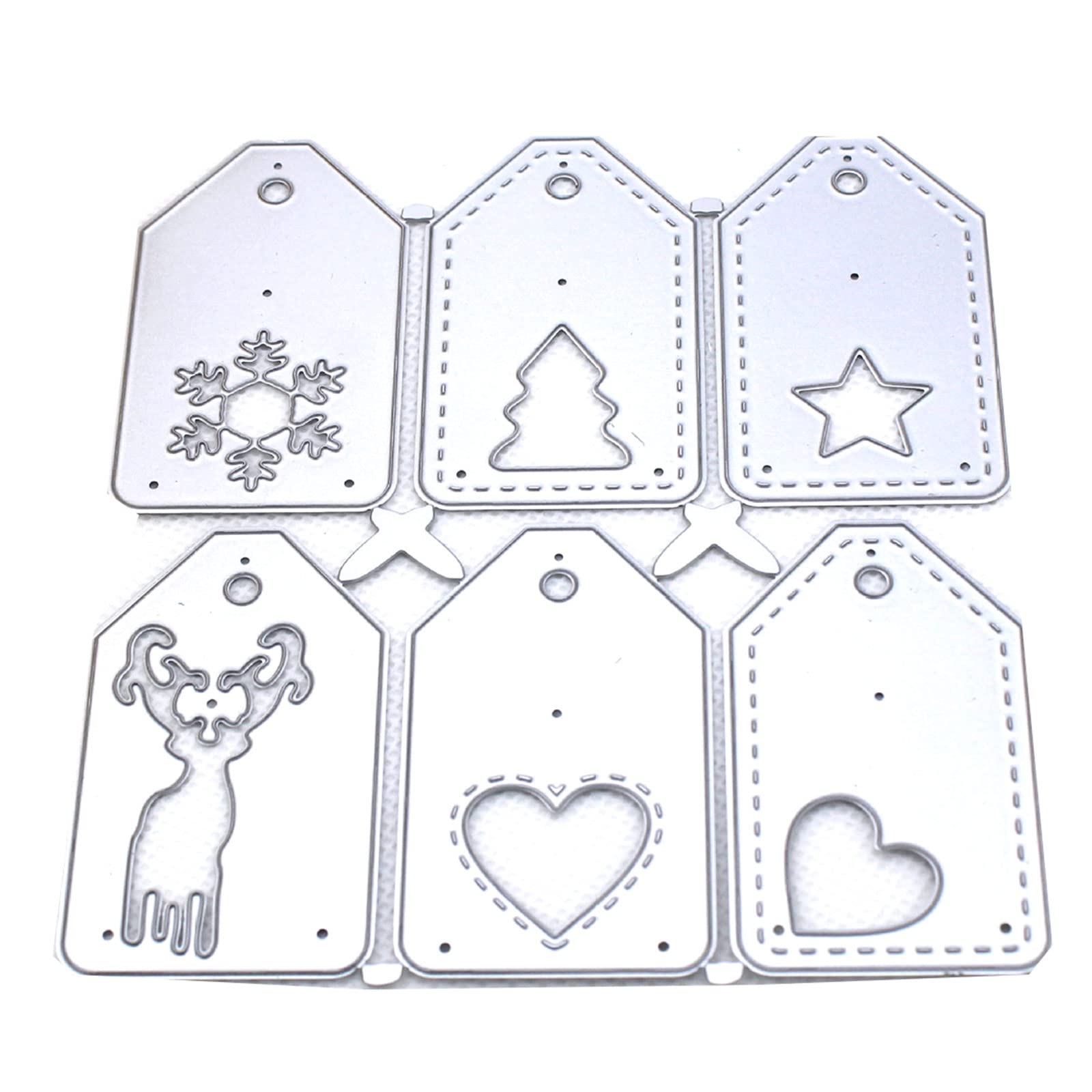 Stair Window Dogs Cat Foglie di Natale Calzino Fustelle per realizzare biglietti di auguri di Natale, scrapbooking, biglietti di auguri, fustellati per la creazione di carta, goffratura, stencil per