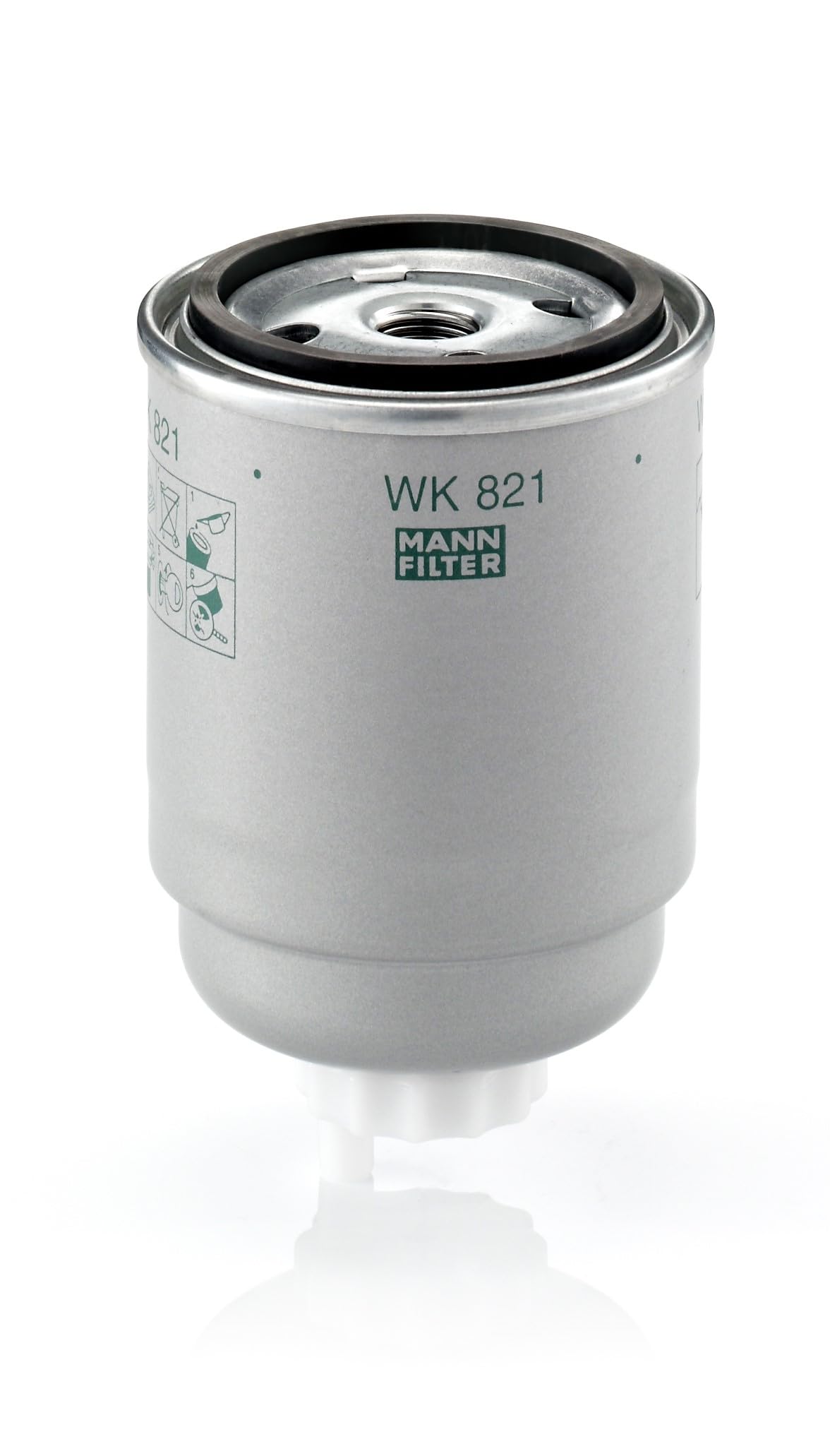 MANN-FILTER Wk 821 Filtro Carburante - Per Autovetture + Veicoli Commeriali-image