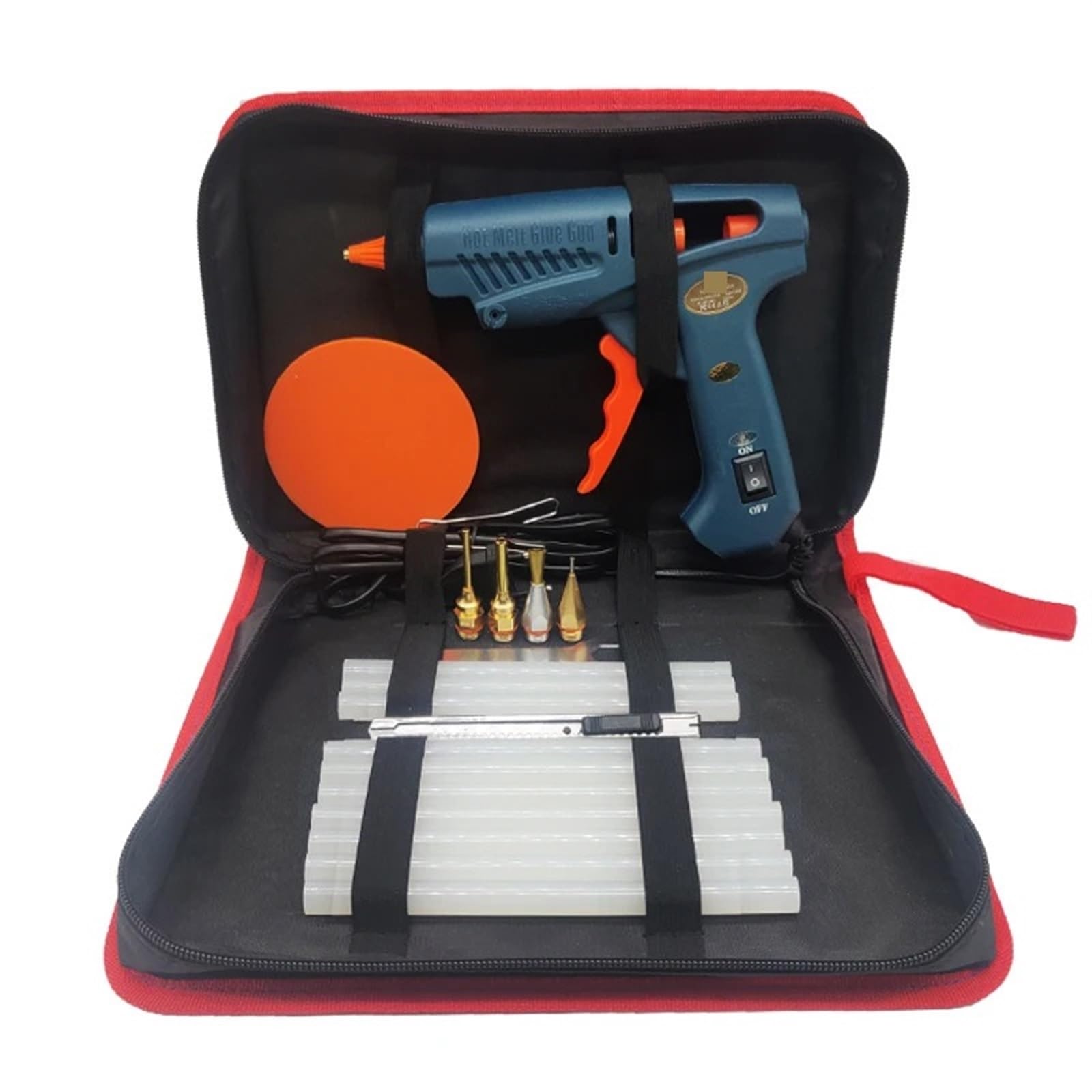 Pistola for colla a caldo, ullo in rame da 50 W/150 W 100 W for stick di colla da 11 mm Borsa for attrezzi for pistola a caldo adesiva fai da te for la casa Creazione senza sforzo(50-100w,Tool Bag)