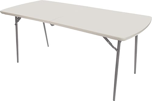 Miniatura 5 de OEF Furnishings Mesa plegable, 30" x 72", gris claro