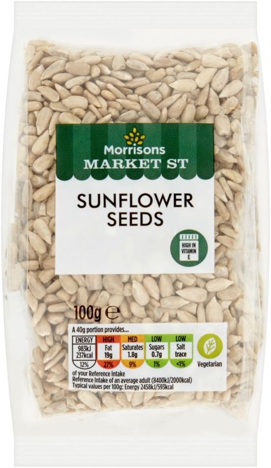 Morrisons Sunflower Seeds, 100g Amazon.co.uk Grocery