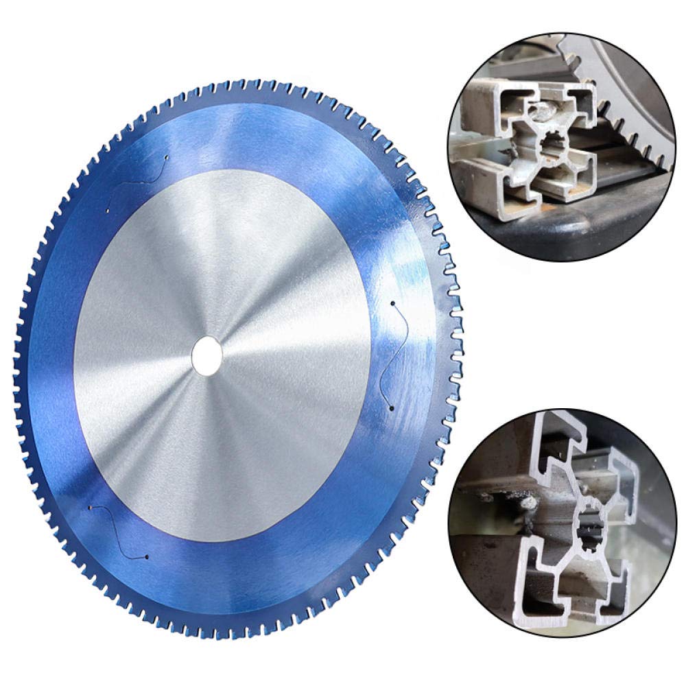 Brzeszczoty do pił, brzeszczot do cięcia metalu 180-355 mm Brzeszczot do piły tarczowej Nano Blue Coated Carbide Brzeszczot do cięcia aluminium i żelaza, stal - 305x2,4x25,4x80T(305x2.4x25.4x60T)