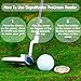 Prodigora SlopeMaster ProGreen Reader - Golf Ball Marker with High Precision Green Reading Aid Golf Accessories for Men Women (Gray)