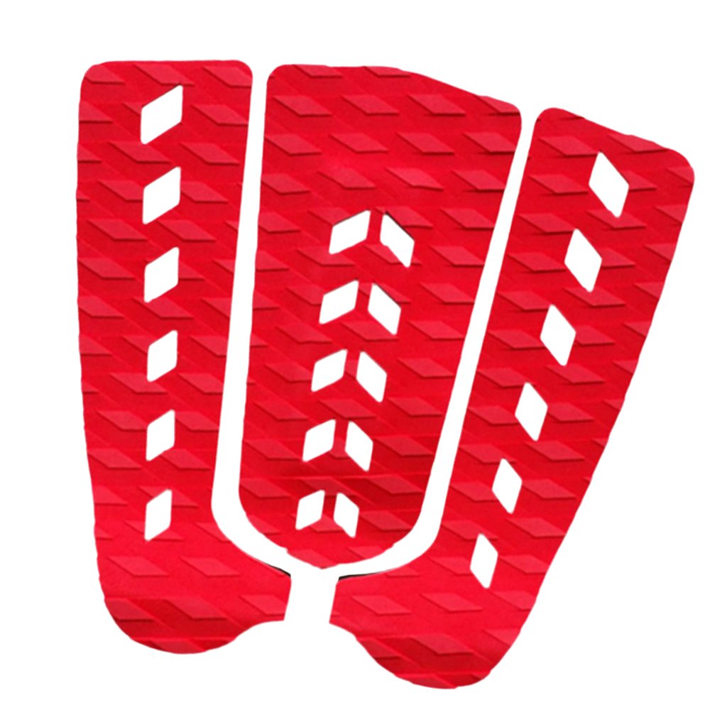 Surf 3 Set antidérapant EVA Surfboard Traction Pad Surfboard Deck Pads Surf Grip Tail Pads Traction Pad Accessoires