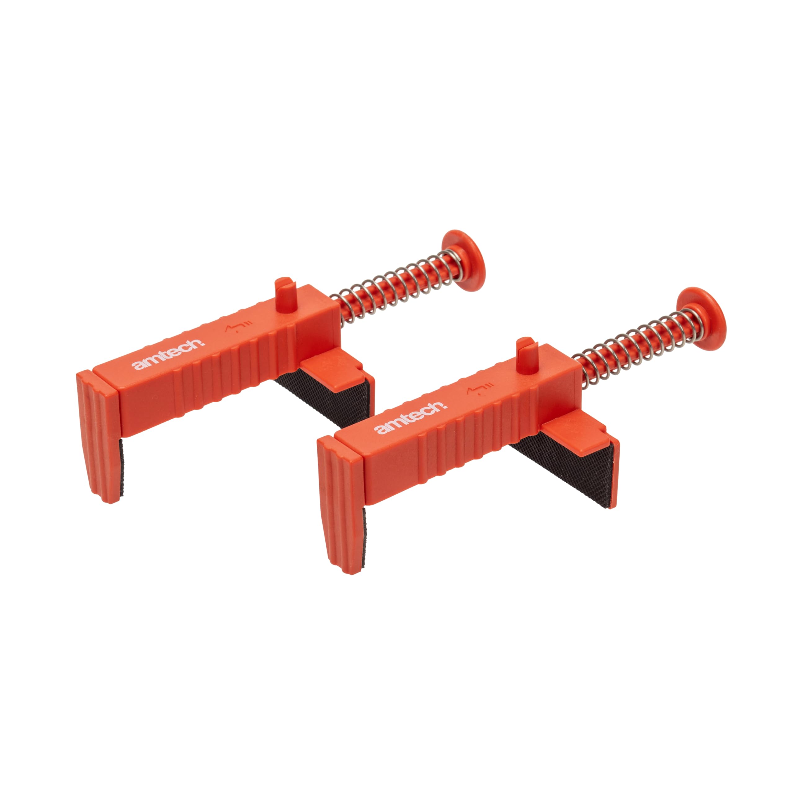 Amtech – Brick Line Runner Set, Reinforced Nylon Spring-Clip Runners for Smooth & raked Bricks, Secure Tension & Fast repositioning, 2pc