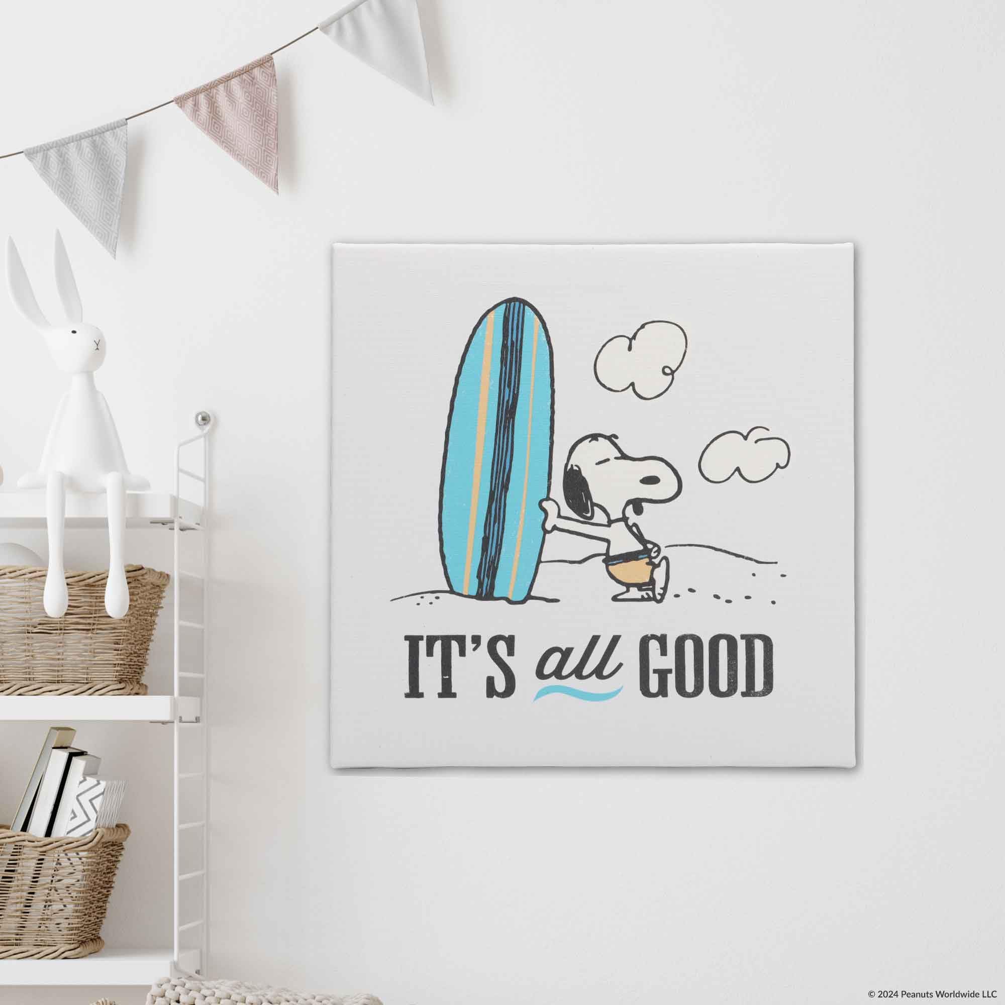 Amazon.com: Open Road Brands Peanuts Snoopy It's All Good Surfer