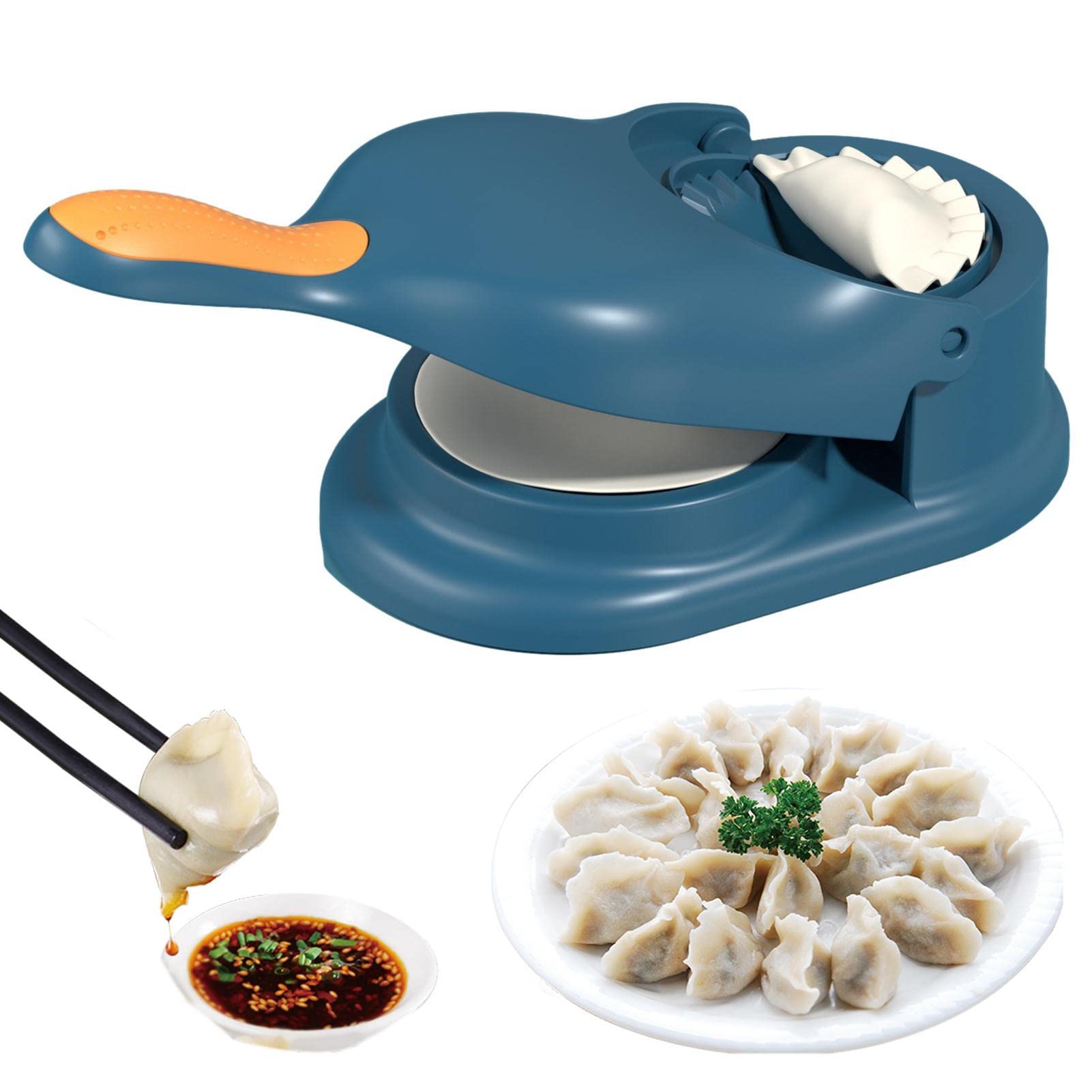 Macchina for Gnocchi, 2 in 1 Dumpling Maker, Macchina per Gnocchi E Ravioli, Ravioli Cinesi Stampi Household Macchina per Ravioli, Manual Dumpling Skin Maker Stampi Make Dumplings Empanadas
