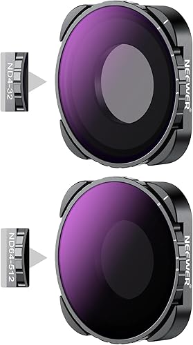 Miniatura 11 de NEEWER ND - Juego de filtros compatibles con GoPro Hero 12 Hero 11 Hero 10 9 Black, paquete de 4 (ND8 ND16 ND32 CPL) multicapa HD, delgado, densidad