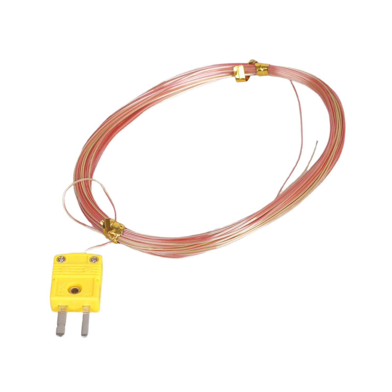 Hsioluted 10 Meters Line Accuracy K Type Thermocouple Probe With Easy Install Plugs For Extreme Temperatures Thermocouple Cable