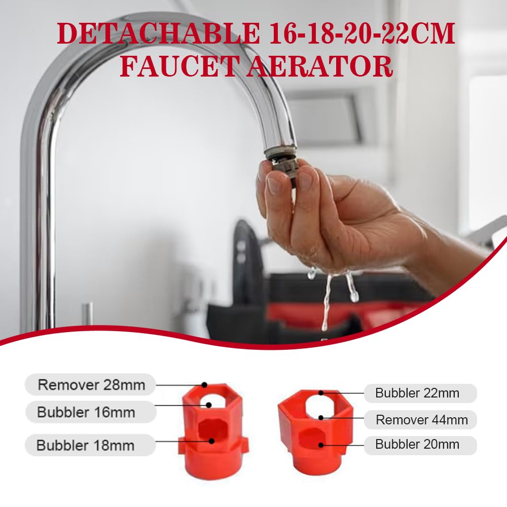 Kit Clé Multifonction 14-en-1 Pour Robinet Et Évier - Outil D'Installation Avec Extracteurs Et Niveau