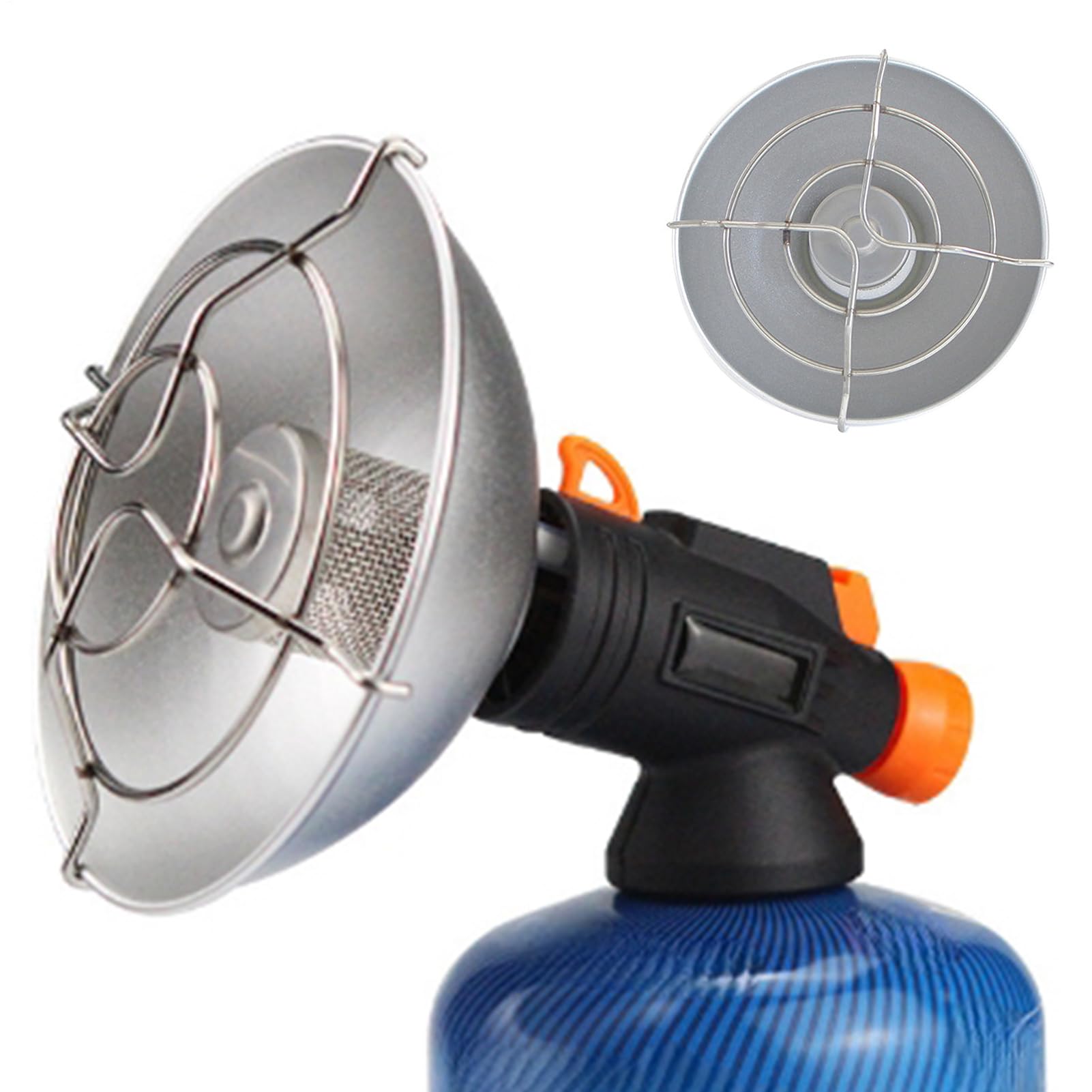 Winter-Camping-Heizlüfter, Heizung Mit für Outdoor-Camping,Edelstahl-Wärmekontrollventilator - Tragbarer -Campingkocher zum Angeln, Camping, Picknick, Reisen, Wandern