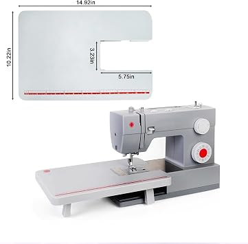 Sewing Machine Extension Table for Singer 4411 4423 4432 4452 5511 5523 Heavy Duty Sewing Machine White
