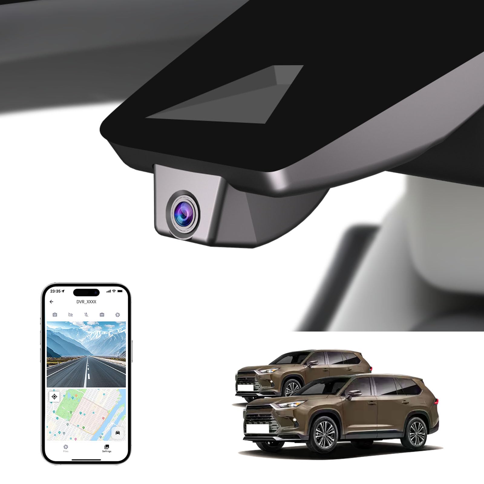 KBSYNT 4K Dash Cam (Grand Highlander)