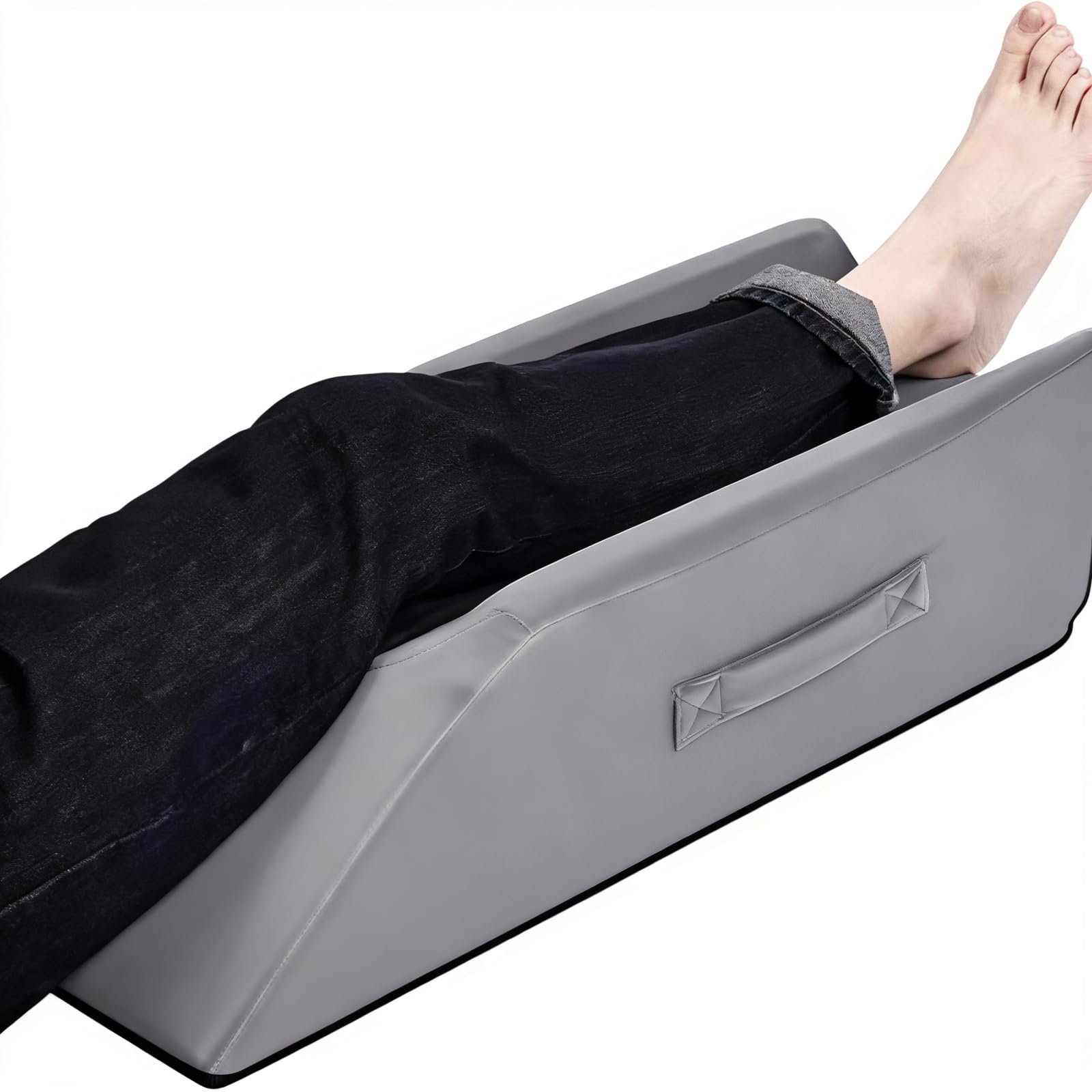 mophrati Knee Replacement Recovery Aids Made Of Ergonomic High Density Foam Leg Elevation Pillow Provides Relief Eases Pain Hours