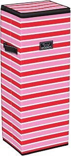 SCOUT Wrap and Roll Storage Bin, Tall Slim Profile Fits Wrapping Paper Rolls, Zips Shut, Folds Flat