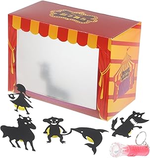 ORFOFE Set of Handmade Chinese Shadow Puppetry Kit for Boys And Girls Puppet Theatre for Early Learning Puppet Making Sets...