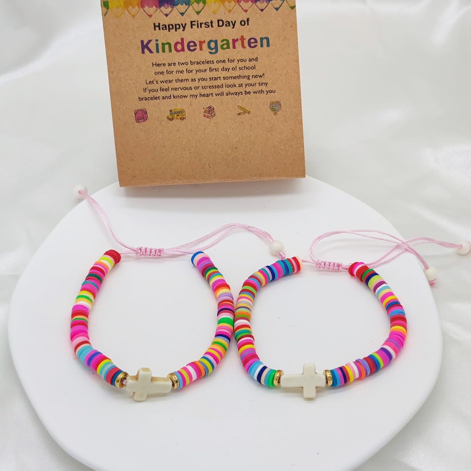 First Day of Kindergarten Mommy and Me Matching Bracelet image 2