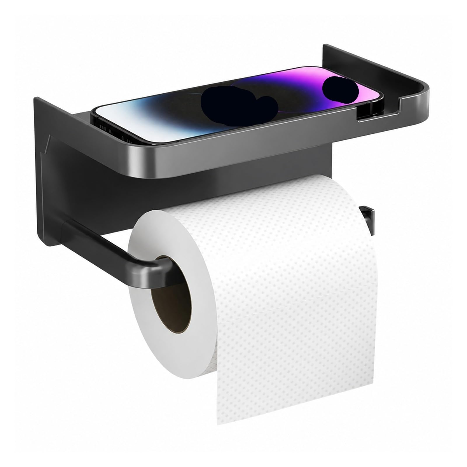 Toilet Roll Holder, Toilet Paper Holder Plastic Storage Rack,for Bathroom