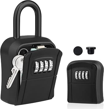 Diyife Key Safe Weatherproof, Hanging & Wall Mounted, Portable Key Box