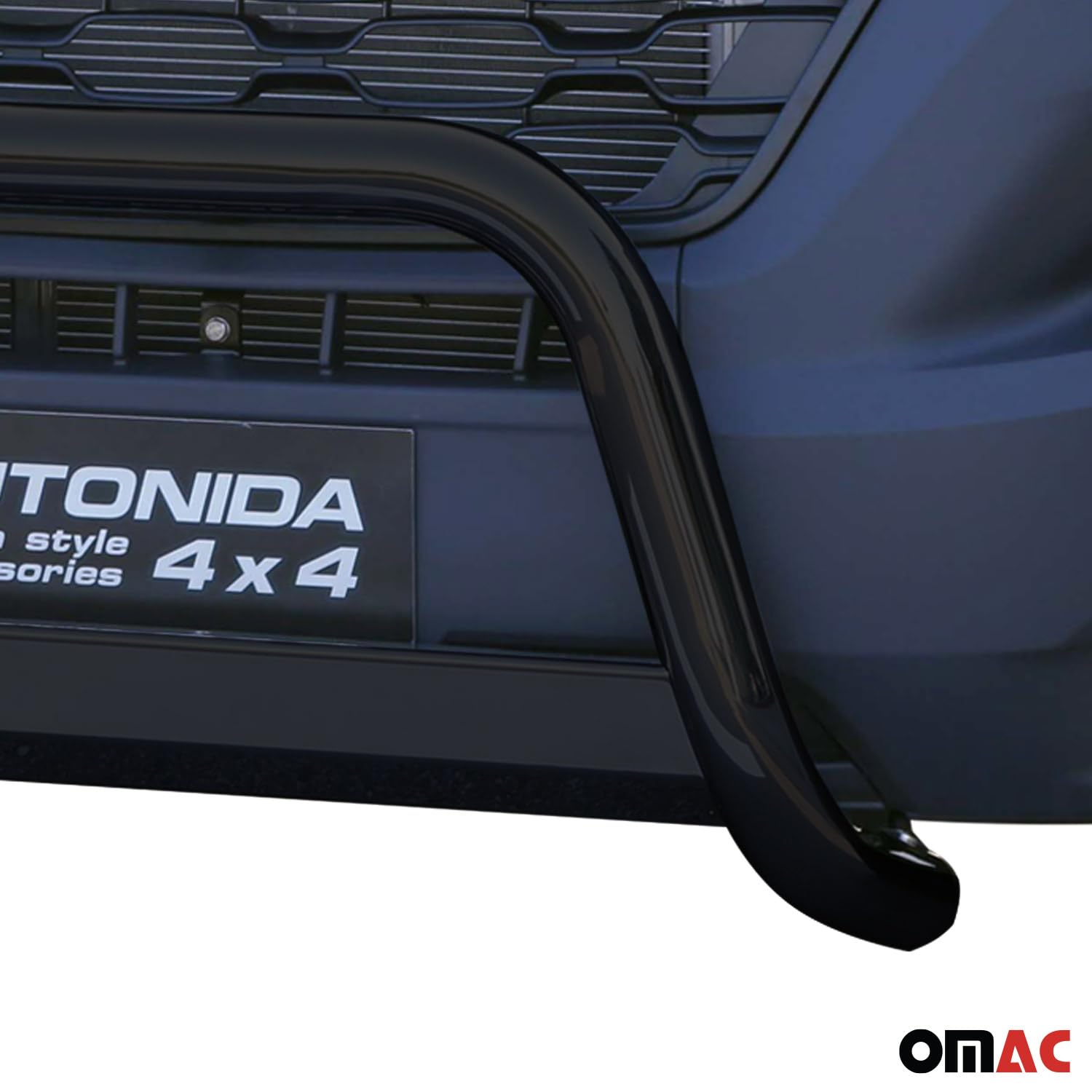 Frontbügel Frontschutzbügel Compatible con Citroen Jumper 2014-2023 Negro ø63 mm
