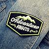 BPA 2 Pcs Embroidered Patches Iron on Sew on Patches for Clothing Jackets etc.-Adventure Awaits #1